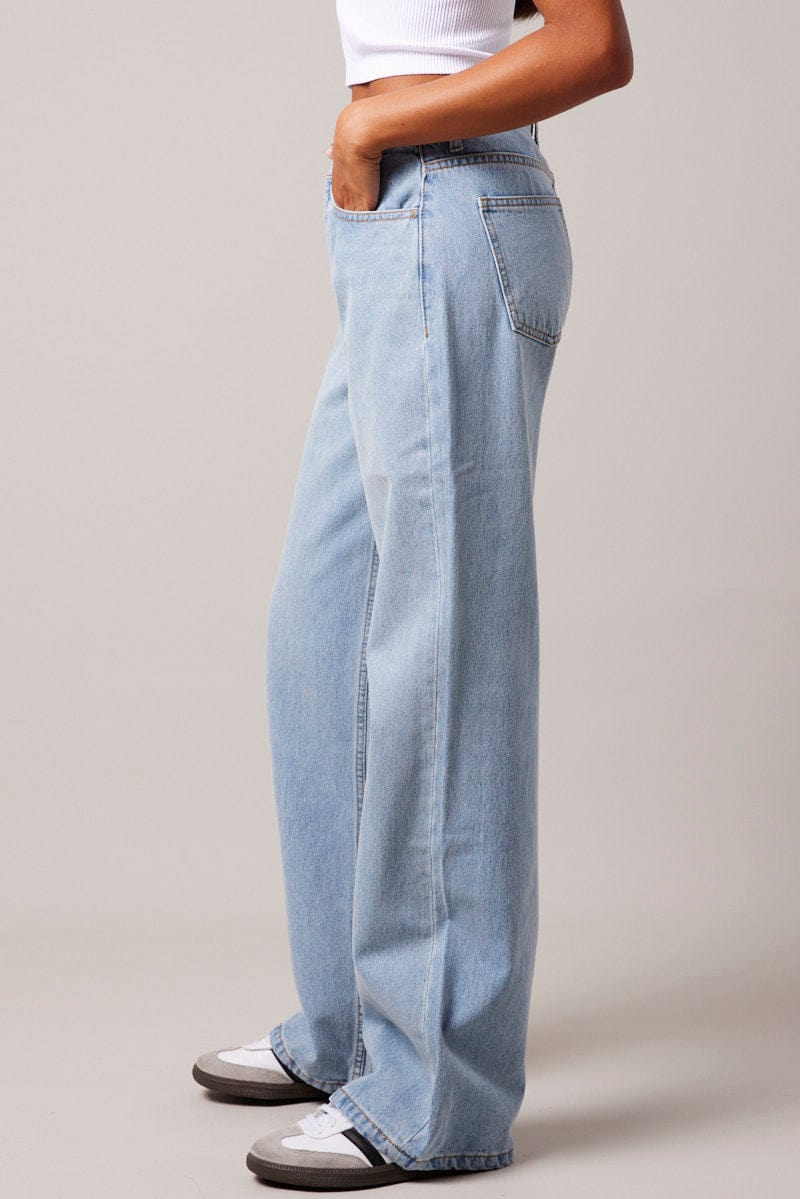 Denim Straight Jean High Rise