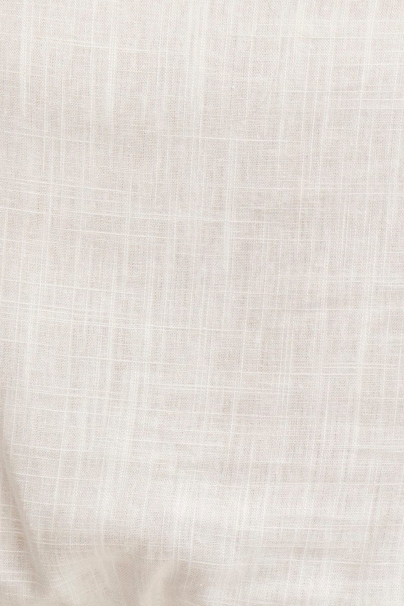 White Bell Sleeve Top Long Sleeve Crop