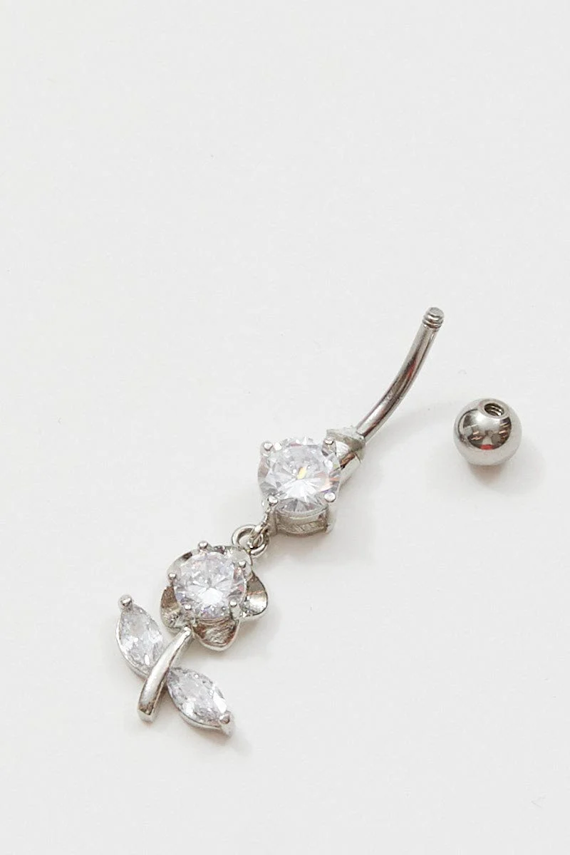 Silver Belly Ring