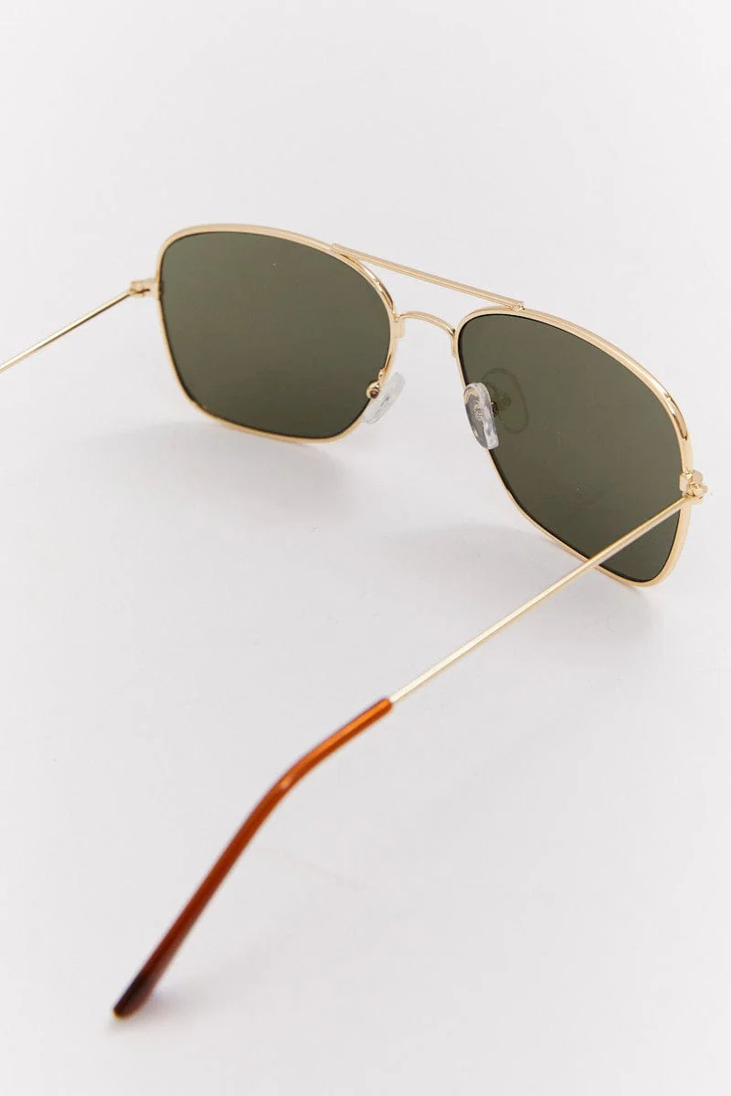 Green Fashion Sunglasses