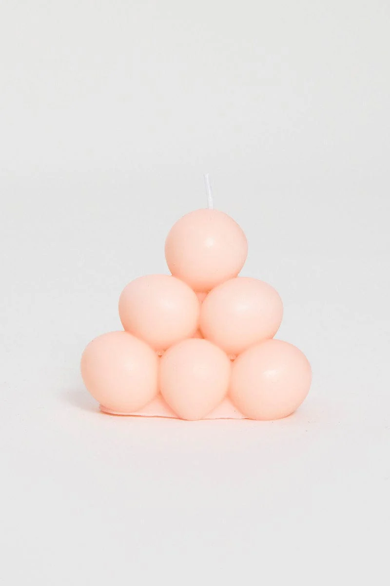 Pink Scented Candle
