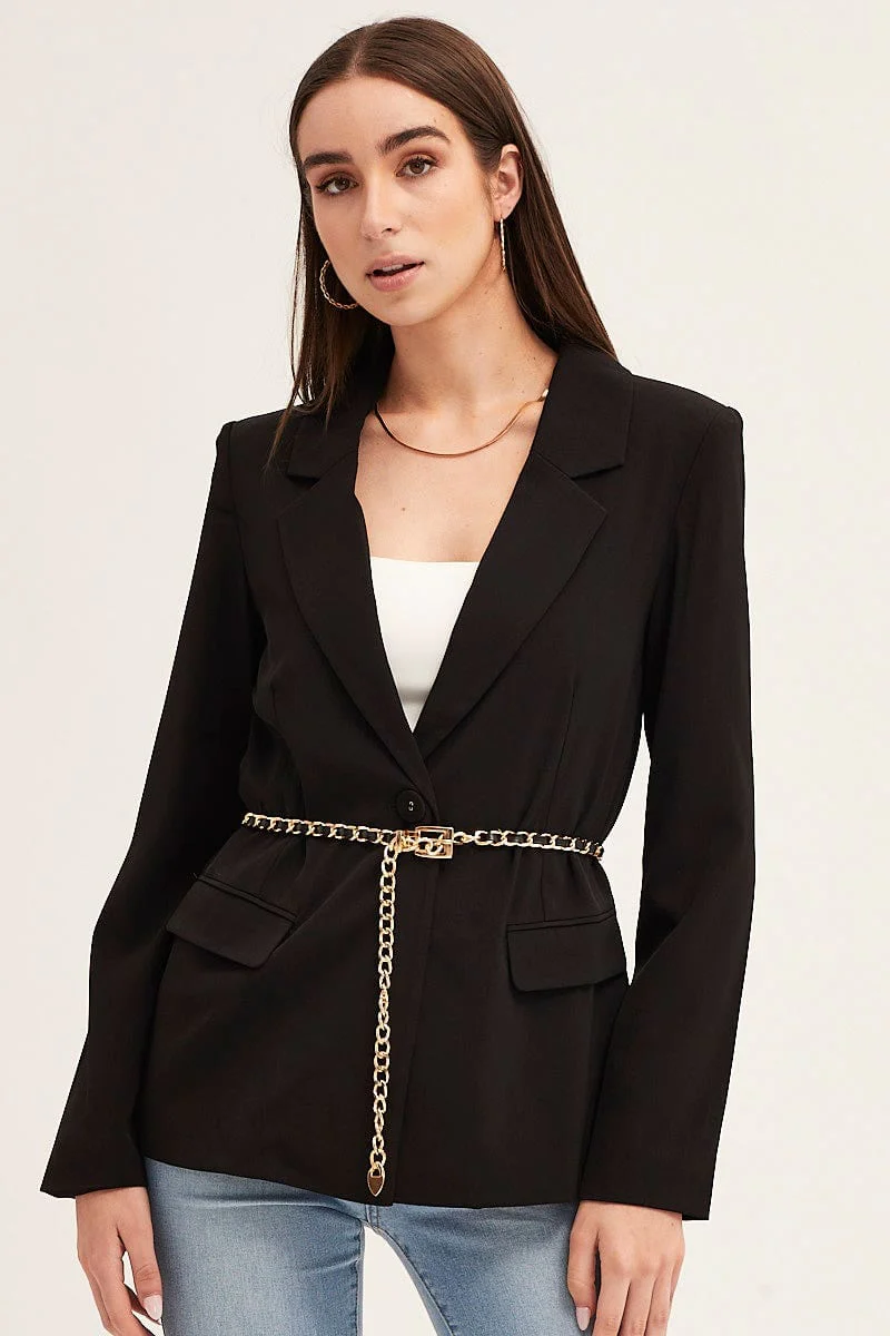 Black Chain Belt