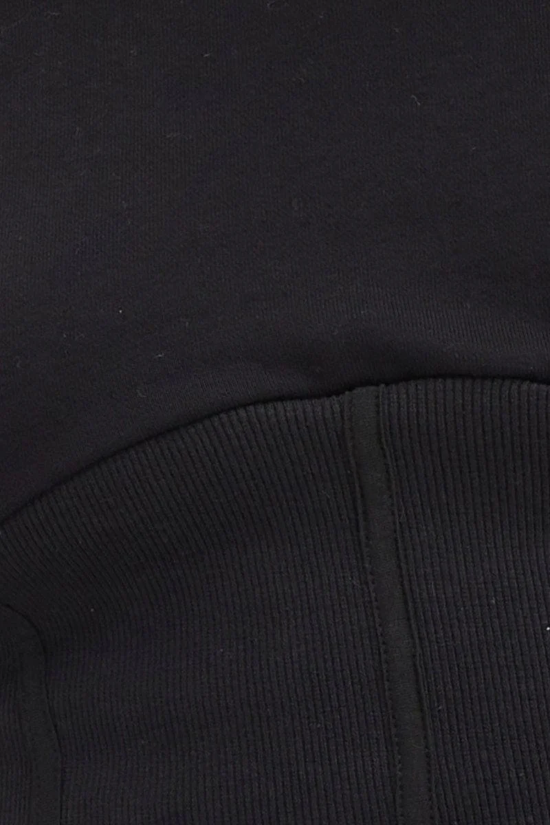Black Corset Jumper Long Sleeve