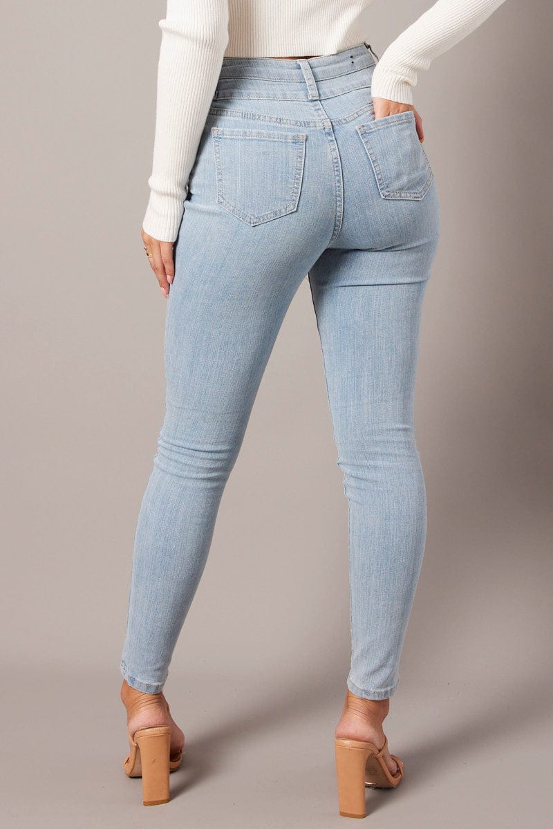 Denim Skinny Jean High Waist