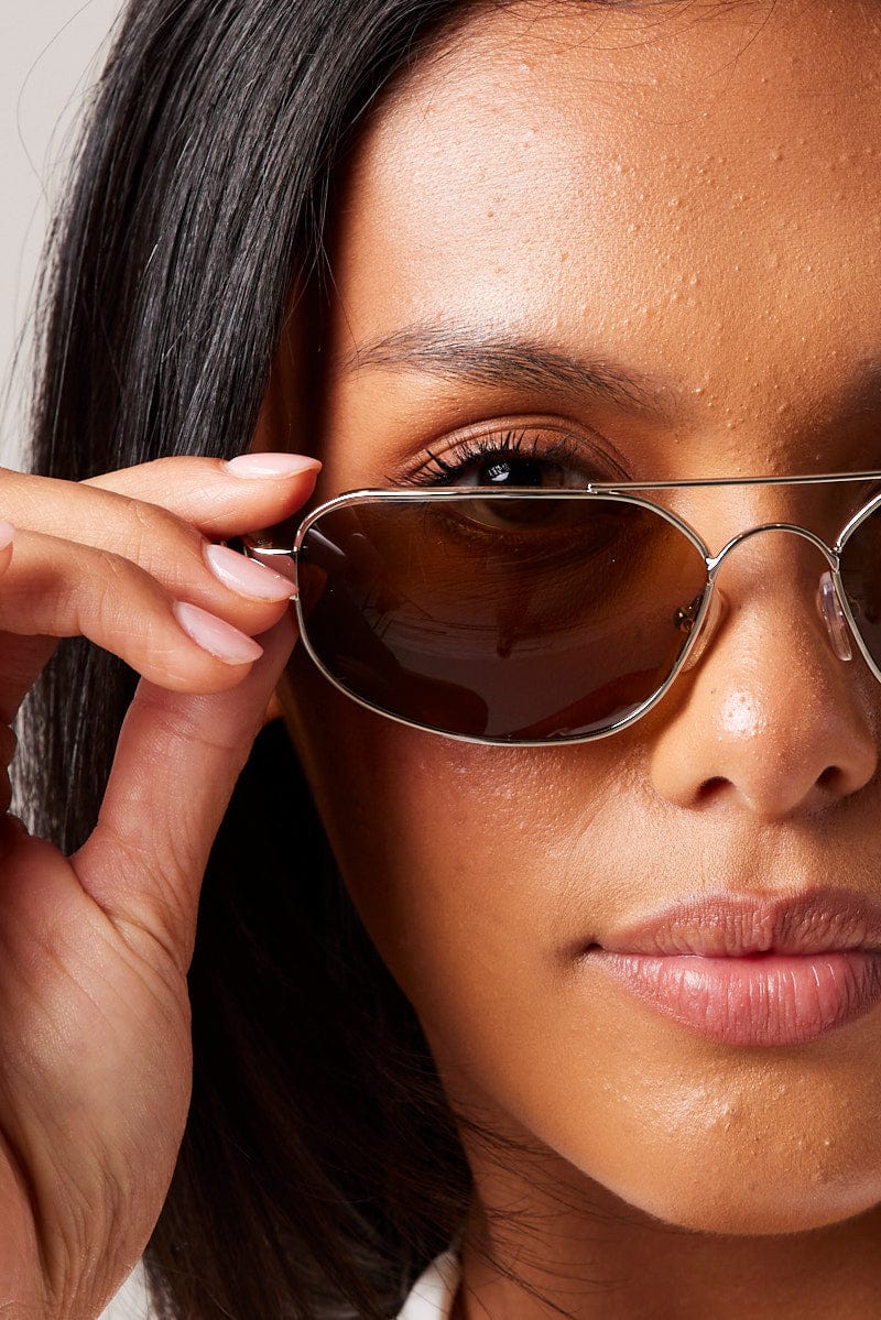 Brown Fashion Sunglasses