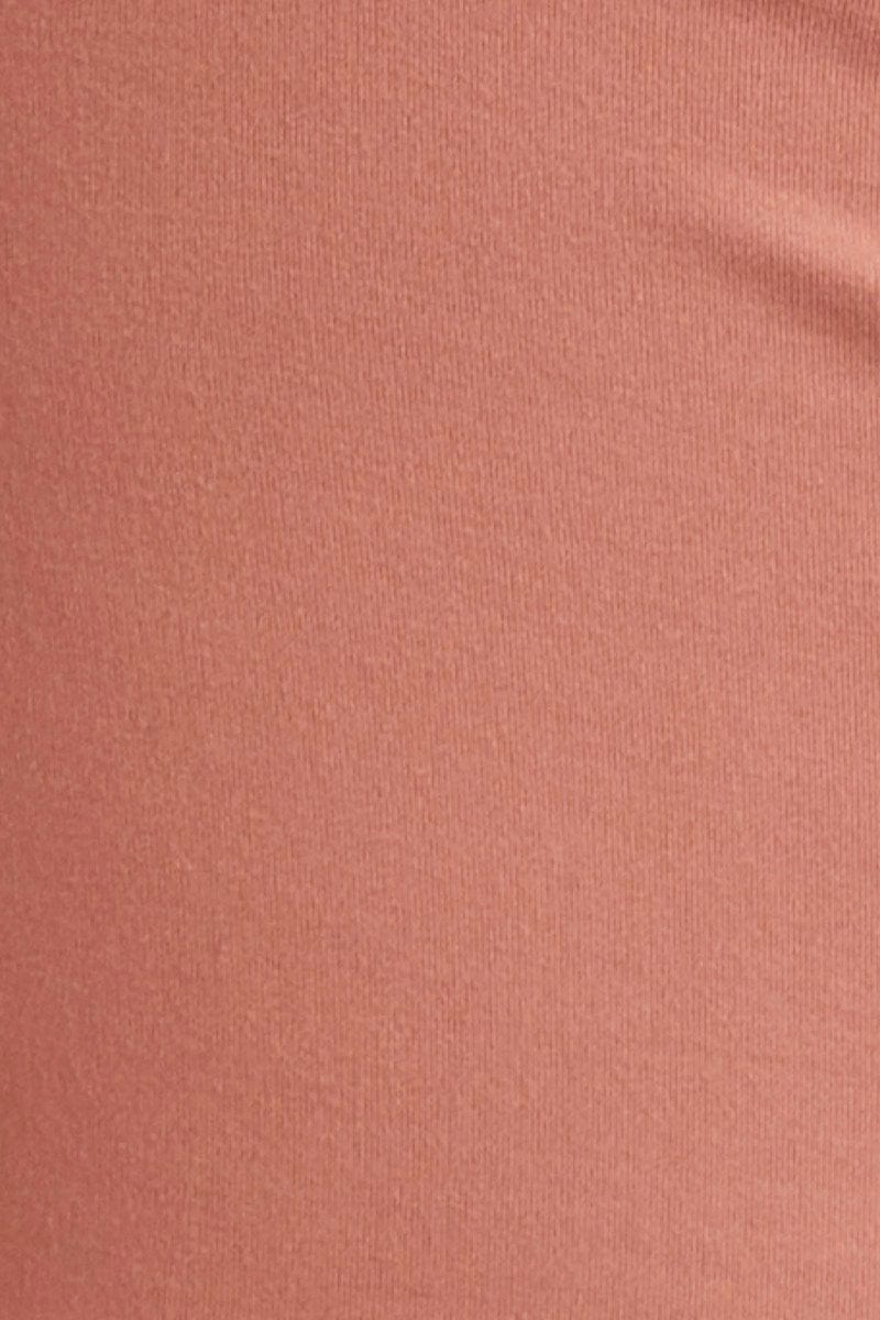 Brown Singlet Top Sleeveless