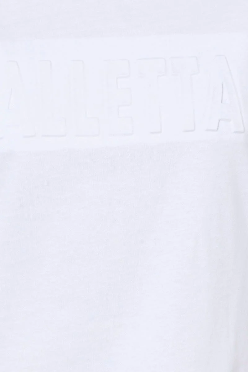 White Graphic T Shirt Short Sleeve Crew Neck