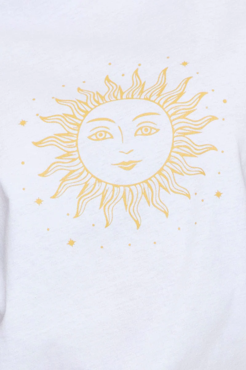 White Graphic T Shirt Sleeve_Length