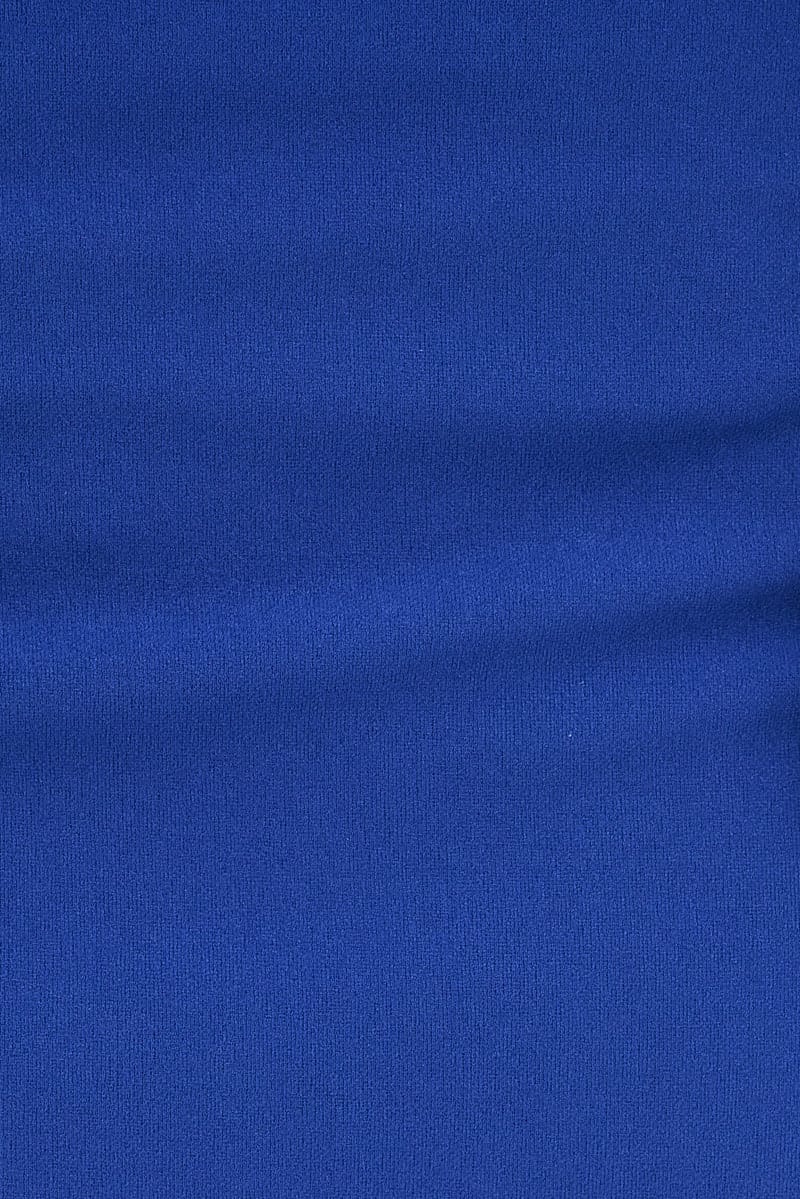 Blue Slip Mini Skirt