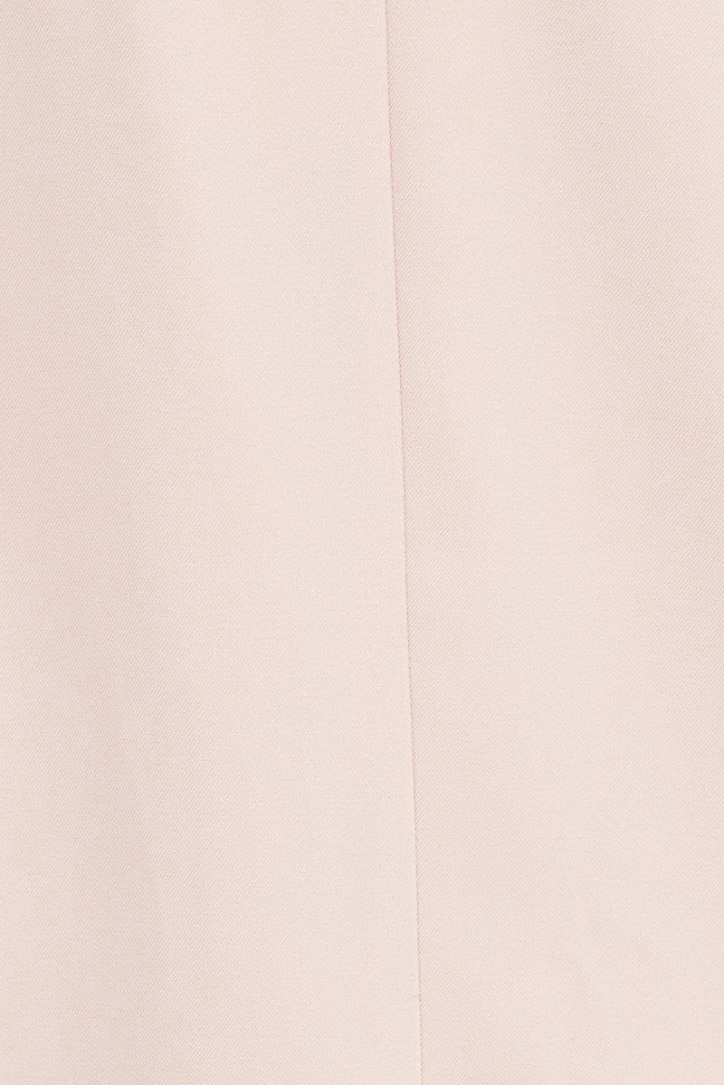 Pink Jacket Long Sleeve Collar Neck