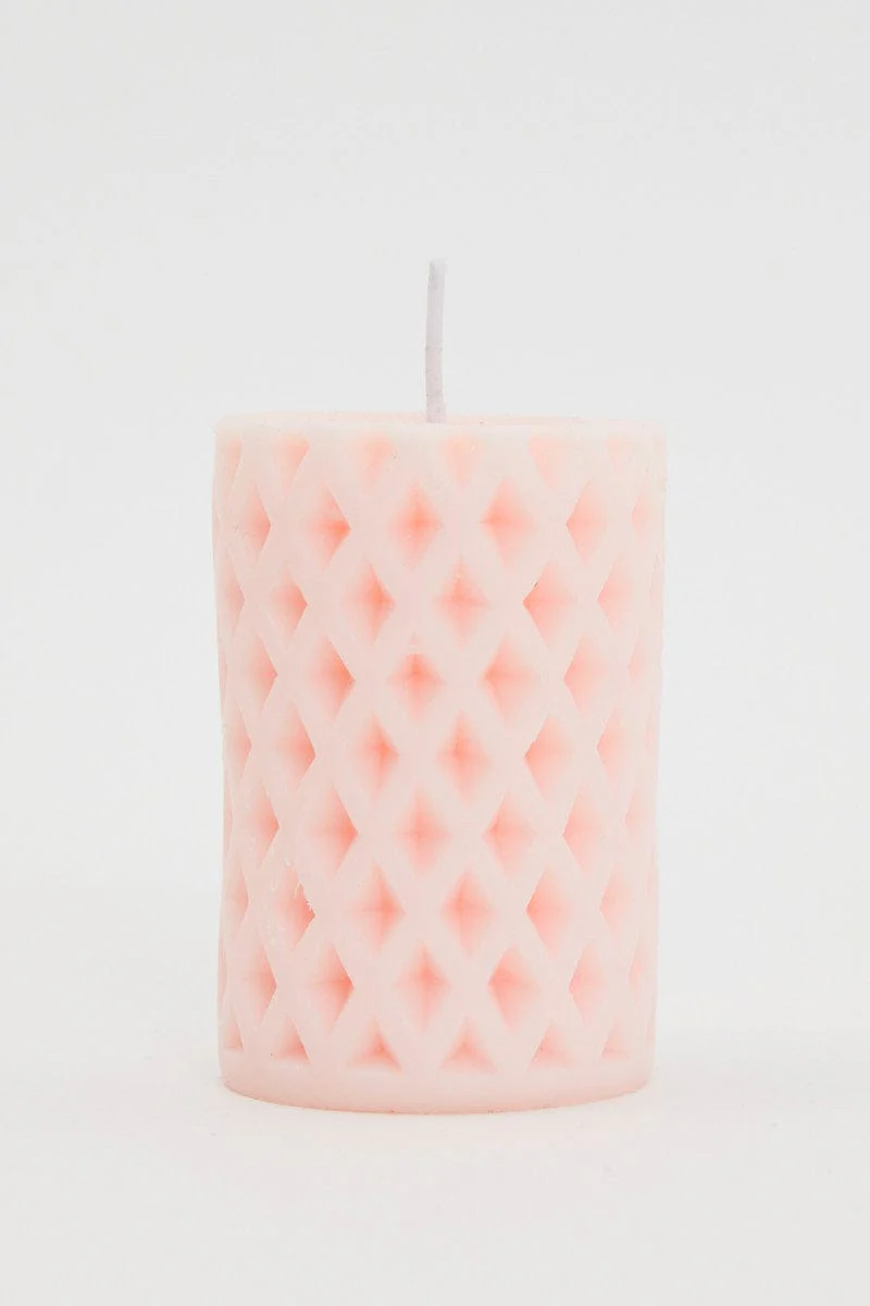 Pink Scented Candle