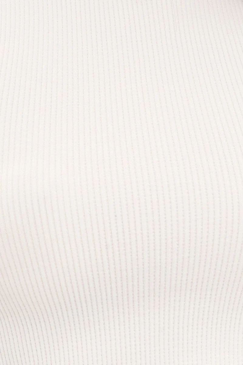 White T Shirt Short Sleeve Crew Neck Seamless