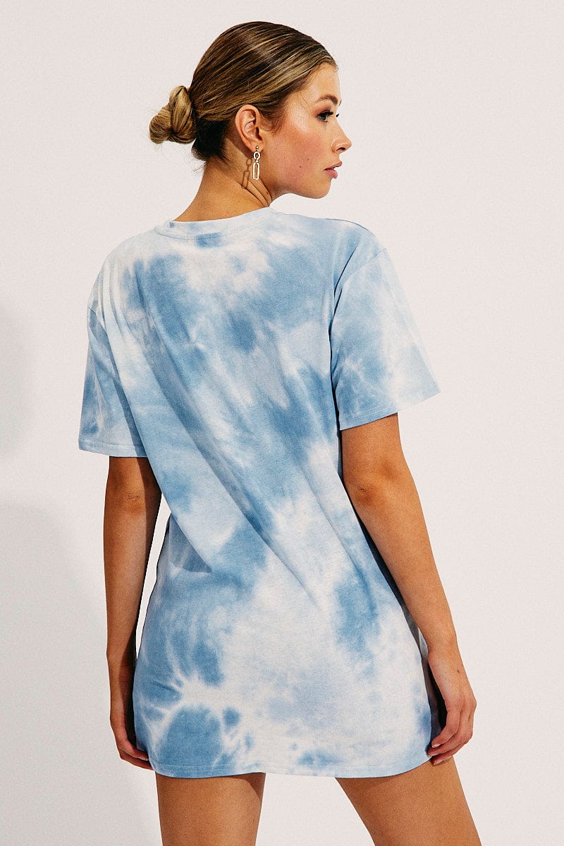 Multi Colour Short Sleeve Graphic Tee