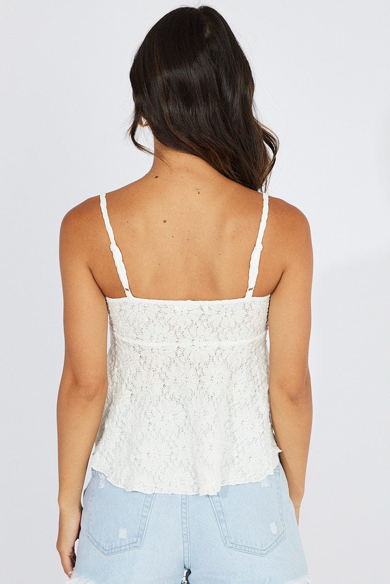 White Singlet Top Texture