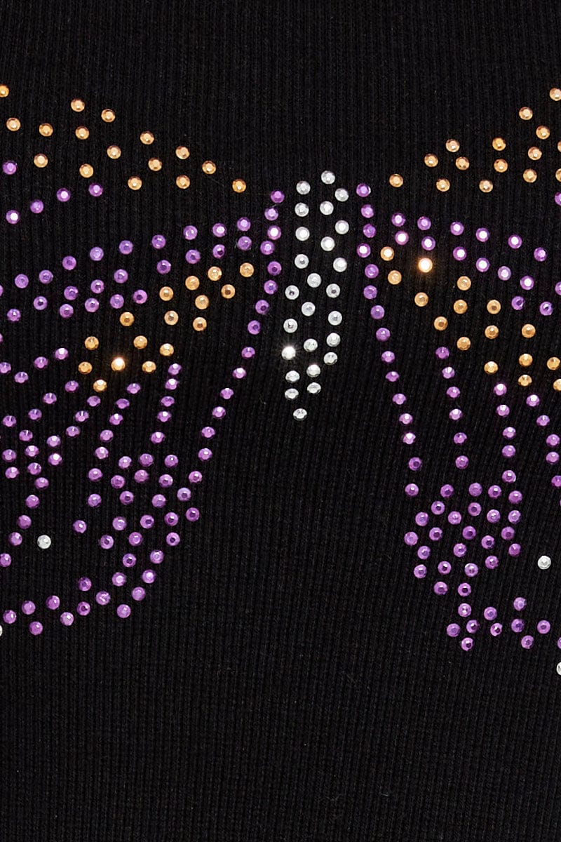 Black Crop Tank Sleeveless