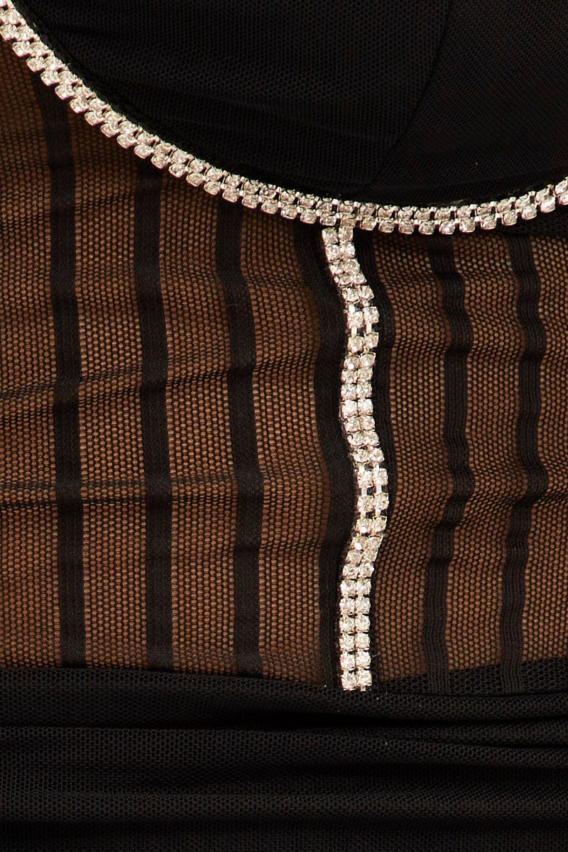 Black Bodycon Party Dress