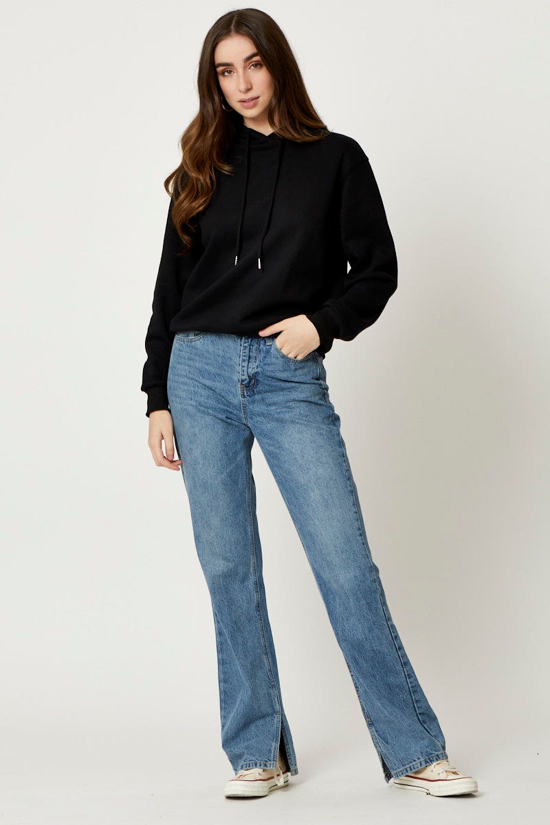 Black Hoodie Long Sleeve