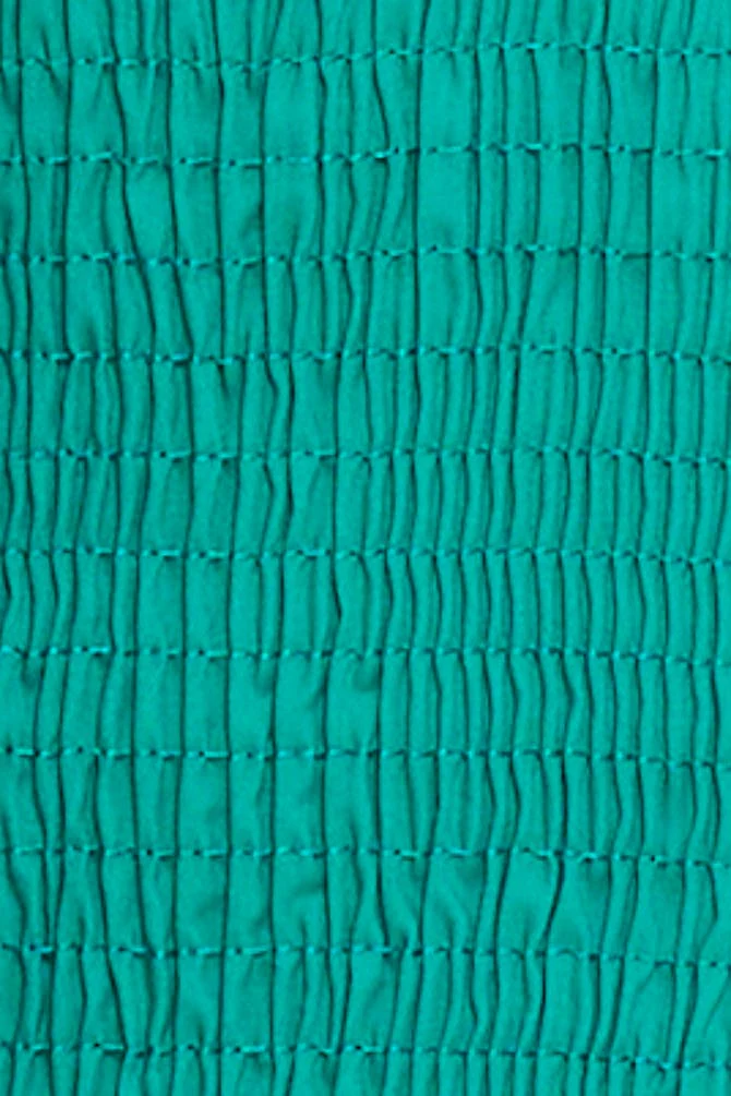 Green Crop Top Short Sleeve