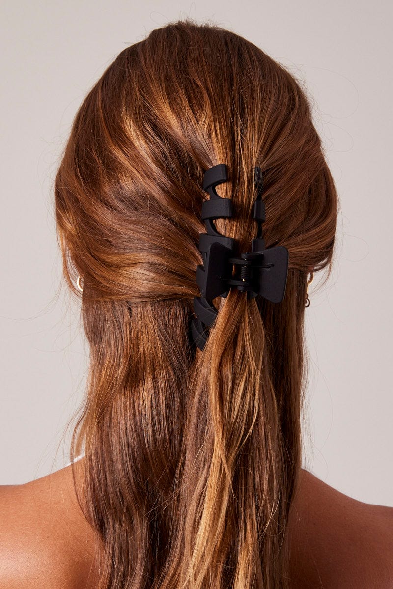 Black Hair Claw Clip