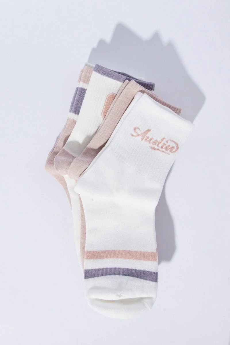 Multi 5 Pack Socks