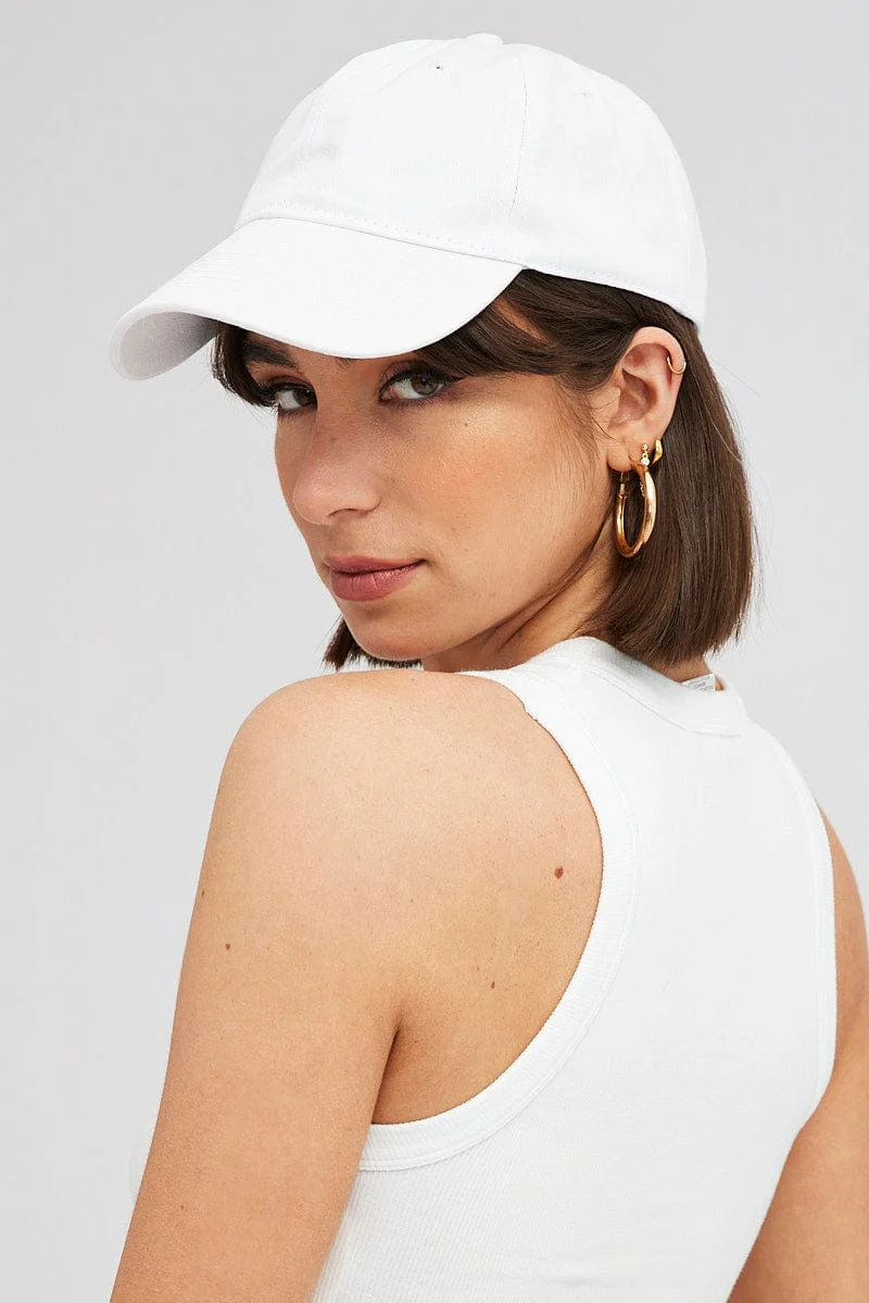 White Dad Cap