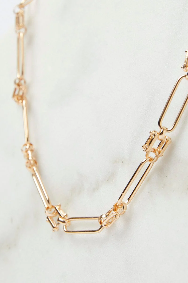 Yellow Chain Necklace