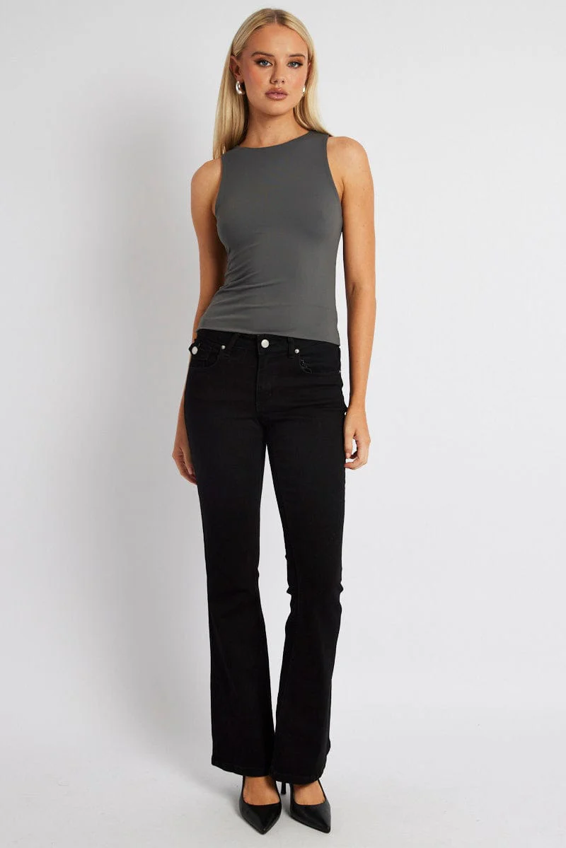 Grey Supersoft Tank Sleeveless