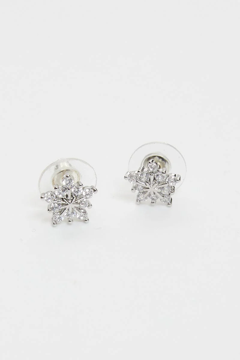Metallic Star Stud Earring