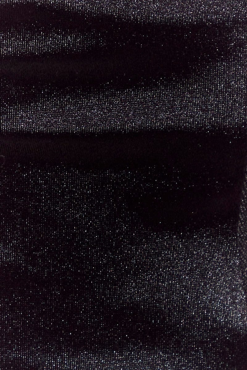 Black Satin Corset Drawstrings Crop