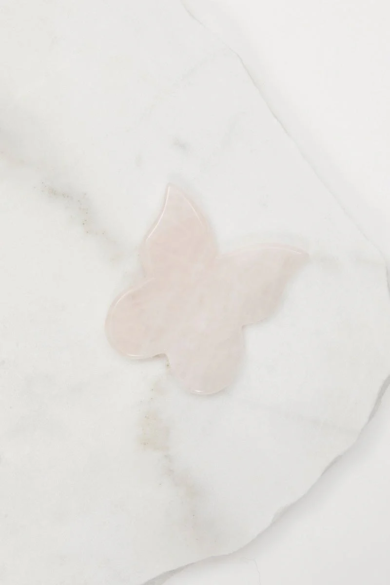 Pink Rose Quartz Gua Sha Facial Stone