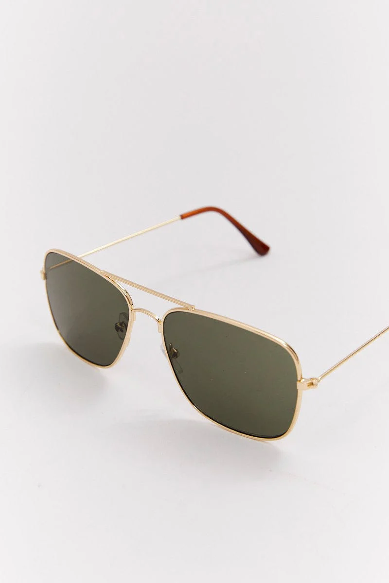 Green Fashion Sunglasses