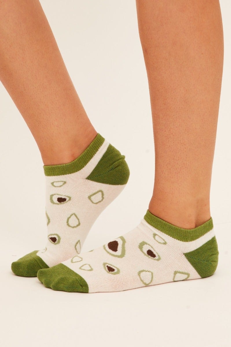 Green Socks Low Cut