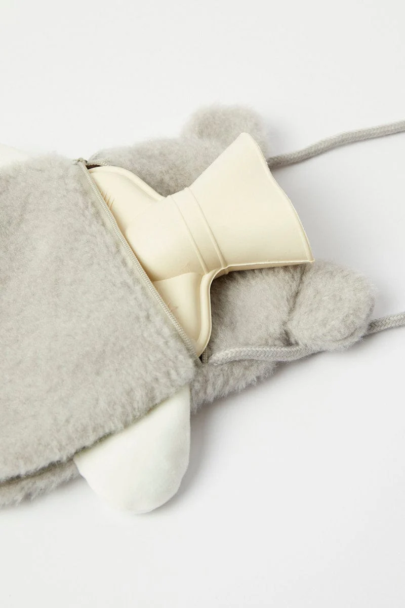 Grey Bear Hot Water Bottle