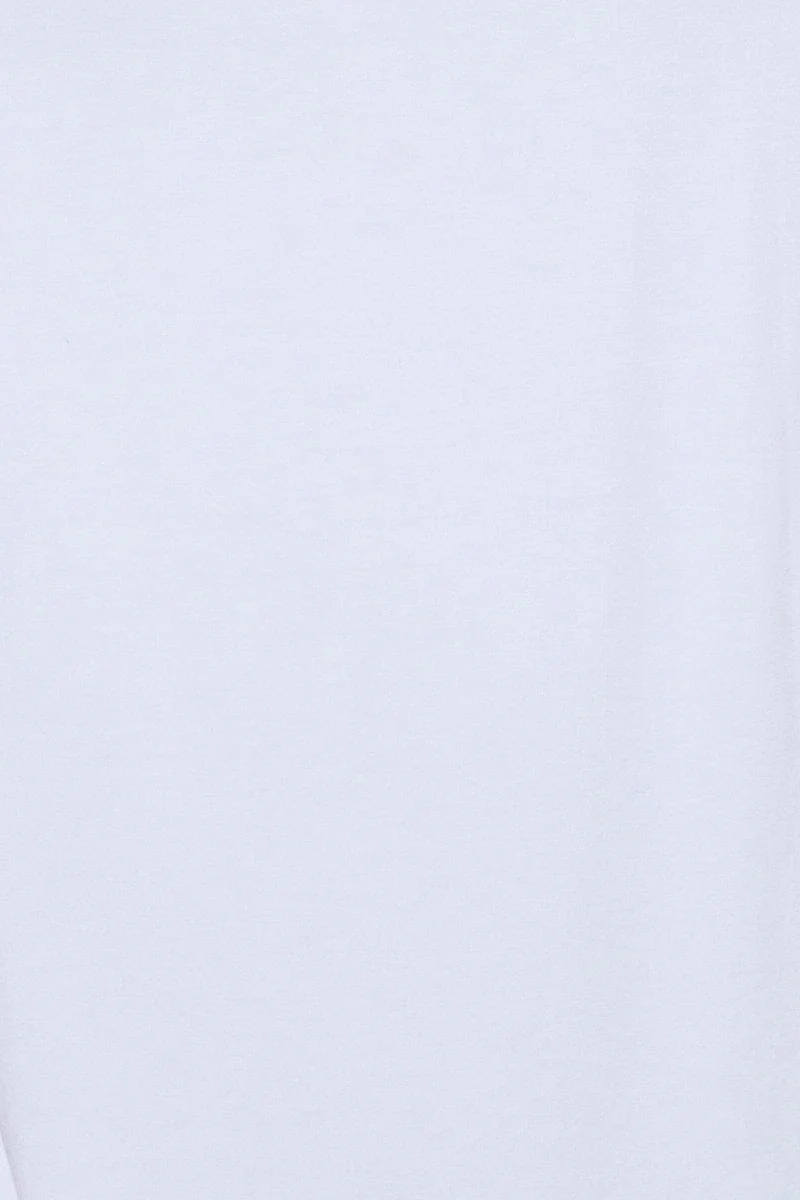 White T Shirt Short Sleeve