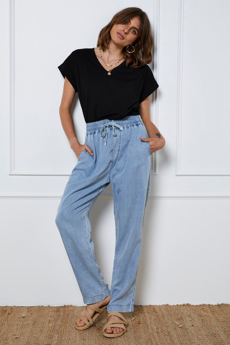 Blue Jeans High Rise Denim
