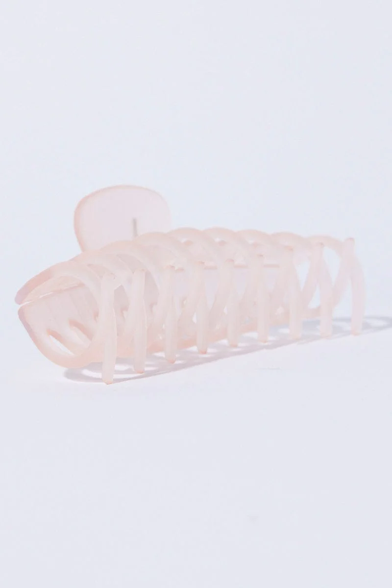 Pink Classic Hair Claw Clip