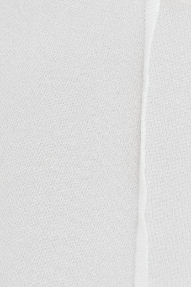 White Crop Top Sleeveless