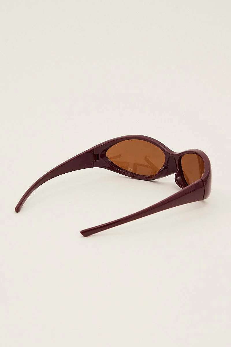 Brown Fashion Sunglasses