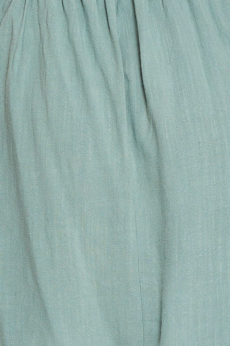 Green Mini Dress Short Sleeve