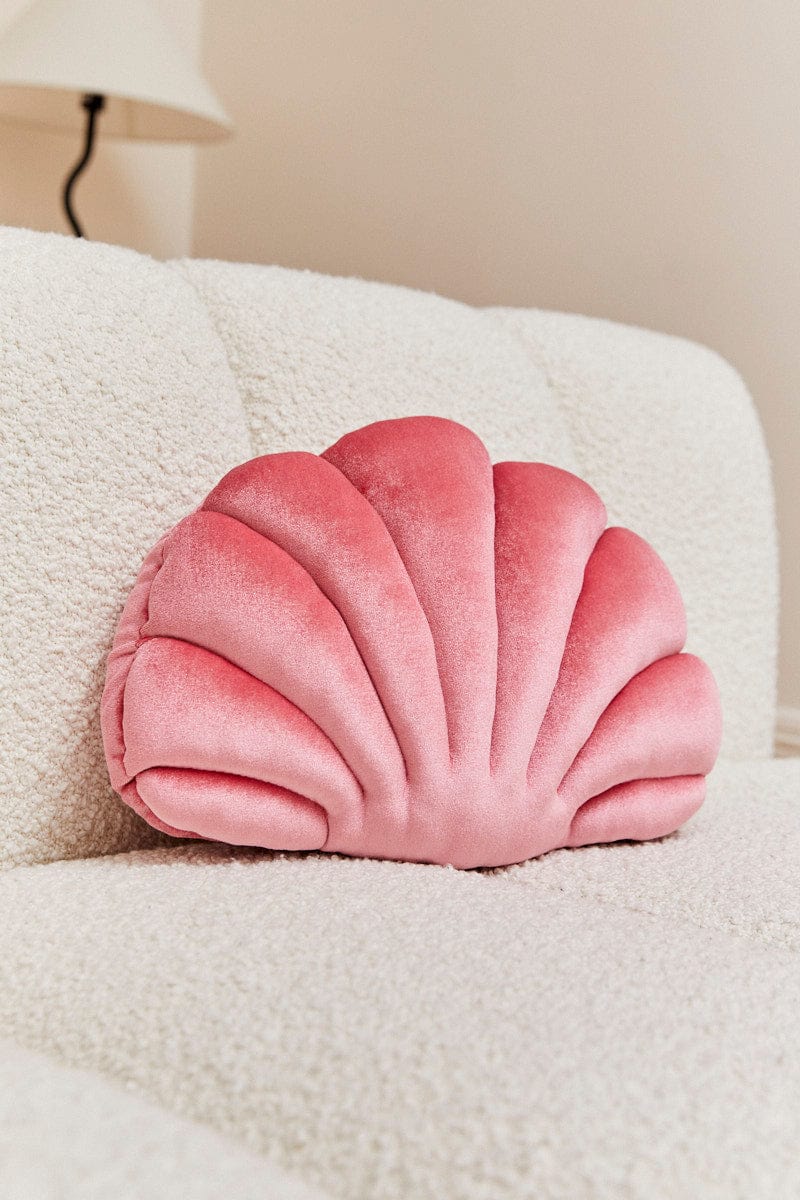 Pink Shell Cushion