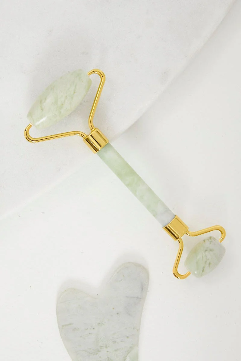 Green Jade Facial Massager