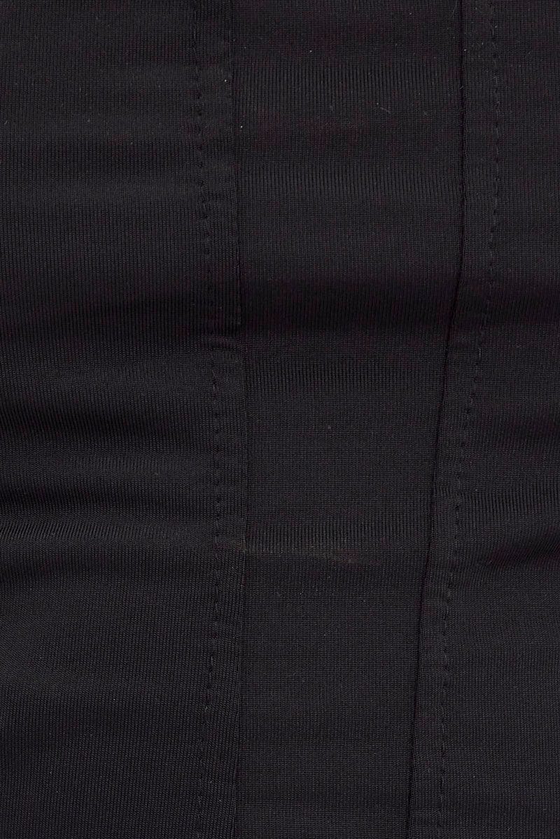 Black Crop Top Sleeveless