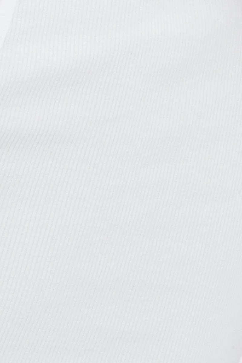 White Scarf Tank Top