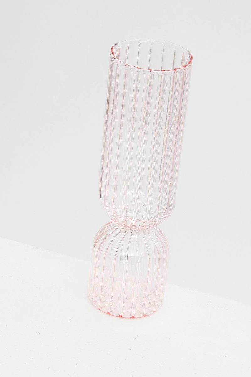 Pink Glass Vase