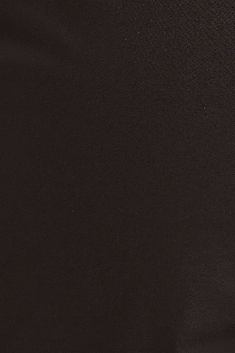 Black Cargo Pants Mid Rise