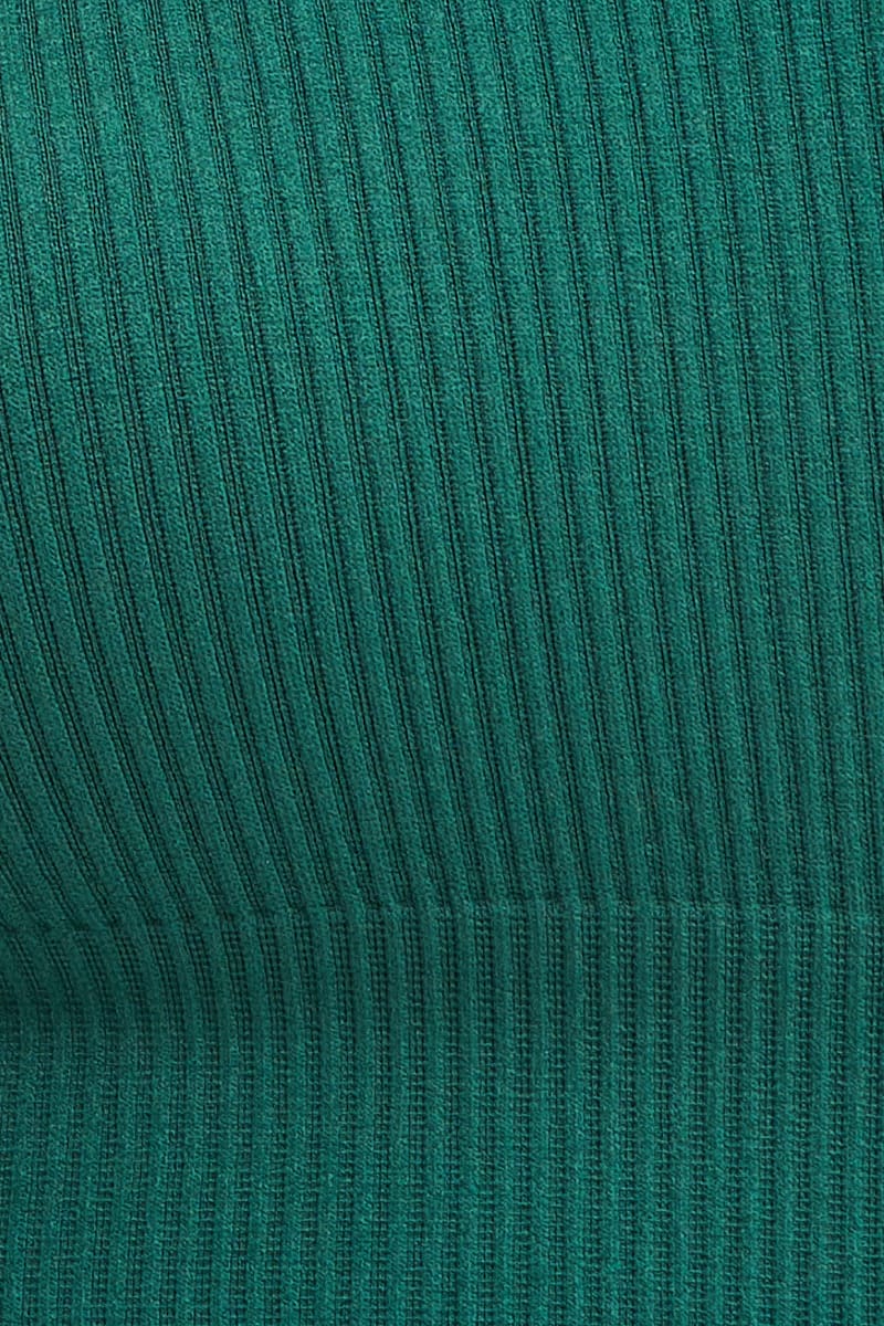 Green Tank Top Sleeveless Seamless