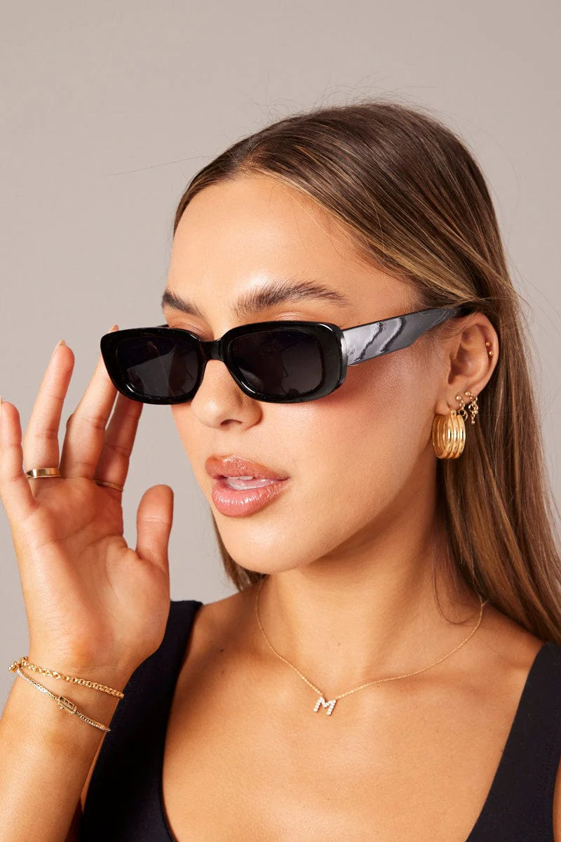 Black Squared Sunglasses