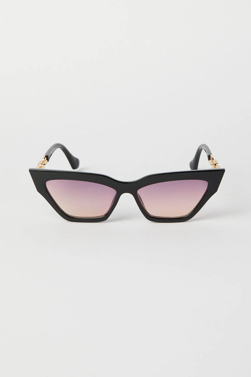 Black Cat Eye Sunglasses