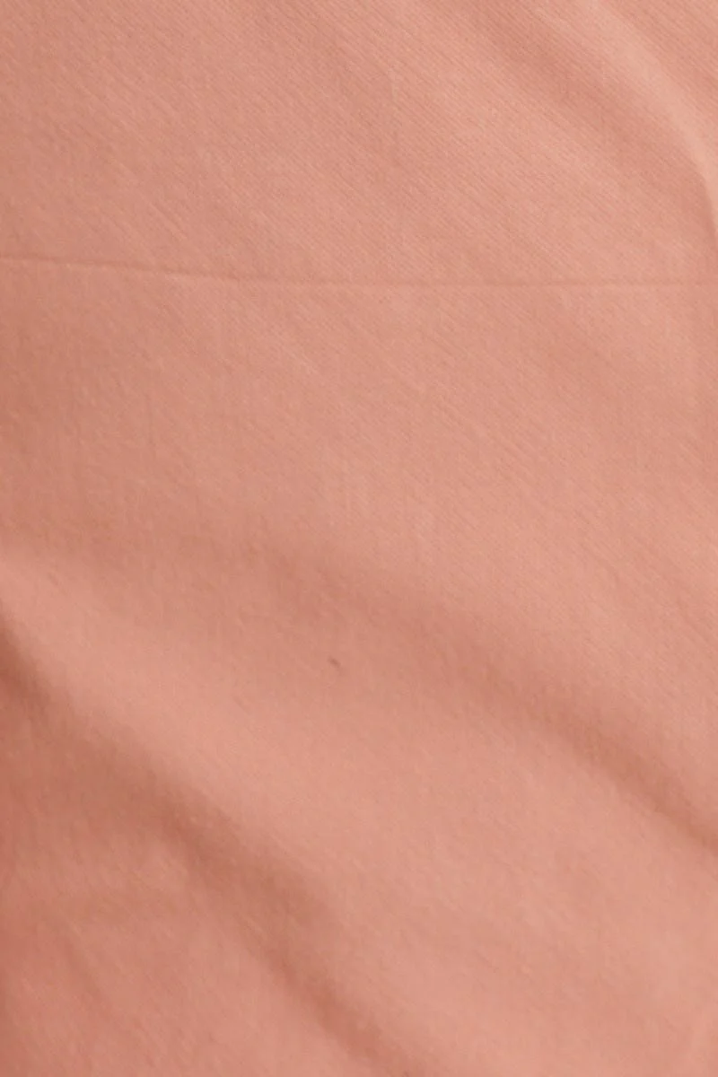 Orange Designer Structured Crop Top