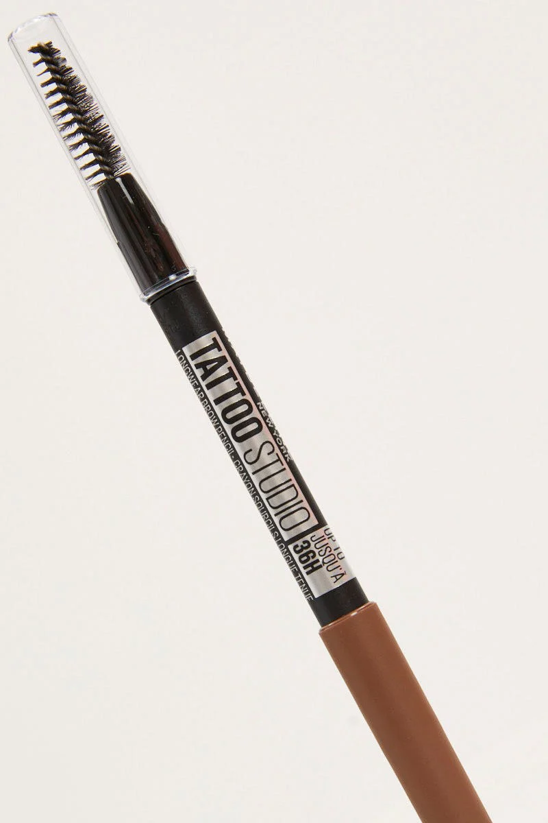 Brown Maybelline Tattoo Brow Pencil Brown
